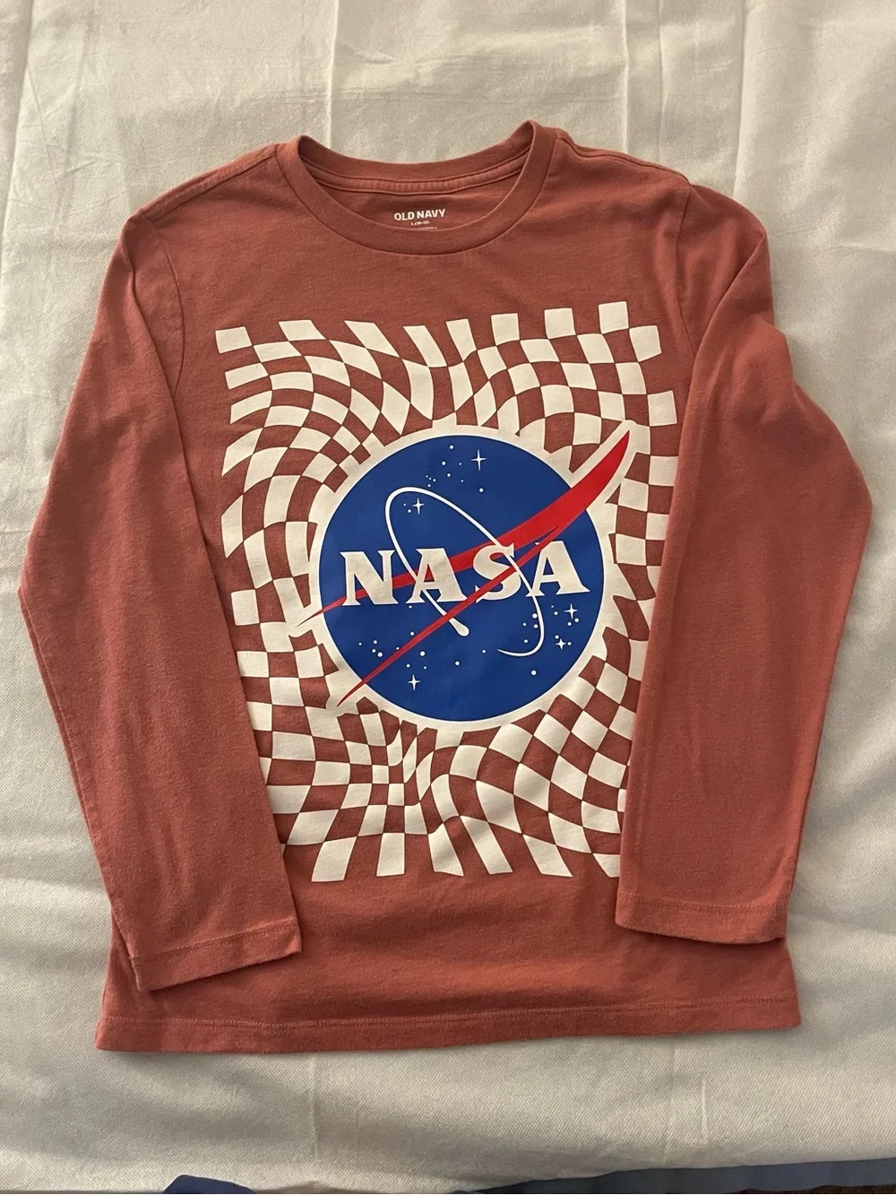 Old Navy Boys Graphic T-Shirt 3 Pack Long Sleeve 10/12 NASA Skateboard Math EUC